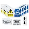 Washroom Signage Kit Unisex Multiple Signs