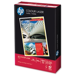 Hewlett Packard (HP) Colour Laser Paper Smooth Ream-Wrapped 100gsm A4 White Ref HCL0324 [500 Sheets]