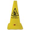 Safety Cone PVC Caution Slippery Surface H500mm