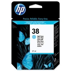Hewlett Packard (HP) No. 38 Inkjet Cartridge Light Cyan Ref C9418A