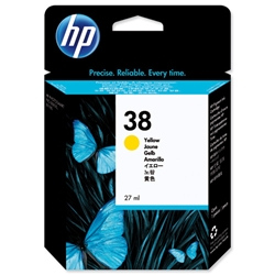 Hewlett Packard (HP) No. 38 Inkjet Cartridge Yellow Ref C9417A
