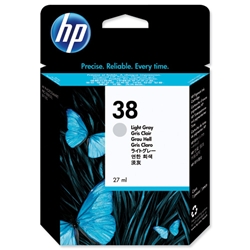 Hewlett Packard (HP) No. 38 Inkjet Cartridge Light Grey Ref C9414A