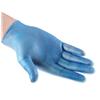 Polyco Blue Grip Vinyl Gloves Medium Blue Ref GL8332 [Pack - GL8332