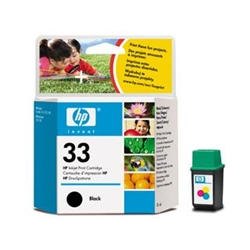 Hewlett Packard (HP) No. 33 Inkjet Cartridge 30ml Black Ref 51633ME - Item image