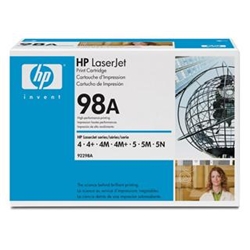 Hewlett Packard (HP) Laser Toner Cartridge Page Life 6000pp Black Ref 92298A - Item image