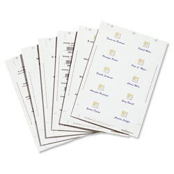 Durable Inserts for Duraprint Badgemaker Card 150gsm 40x75mm Ref 1453 [Pack 240]