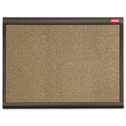 Nobo Personal Designer Noticeboard Cork with Plastic Frame W600xH450mm Ref QBDC6045