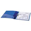 Snopake Electra Clamp Binder Polypropylene for 100 Sheets 80gsm A4 Blu