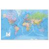 Map Marketing World Map 3D Effect Giant Unframed W1840xH1200mm - GWLD