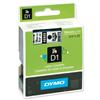 Dymo Tape 19mmx7m Black & White - 45803/S0720830
