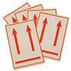 International Handling Labels W74xH105mm Red/White Printed [Pack 5]