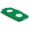 Durabin Slim Bin Recycling Green Bottle Lid for 60 Litre Bin Ref 1809497020