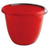Plastic Bucket with Pouring Lip 10 Litre Capacity Red