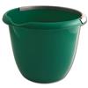 Plastic Bucket with Pouring Lip 10 Litre Capacity Green