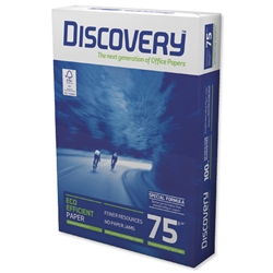 Discovery Everyday Paper Ream-Wrapped A3 75gsm White Ref NDI0750007 [500 Sheets]