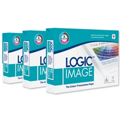 Logic Image Presentation Paper Ream-Wrapped 90gsm A4 White Ref BP-137880H [5 x 500 Sheets]
