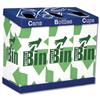 Vending Recycling Bin 3 Sections Drop-out Bottom for Cans Bottles Cups W800xD380xH700mm Ref VendingBin