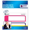 Avery Handwritable Mini Name Badge Pad 2 per Sheet 25x95mm - 6153