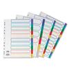 Concord Subject Dividers Polypropylene Europunched 12-Part A4 - 65999