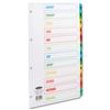 Concord Index Multicolour-tabbed Mylar-Reinforced 4 Holes - CS24