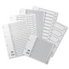 Concord Index PVC 145 Micron Punched 4 Holes Jan-Dec A4 White Ref 05901