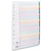 Concord Punched Pocket Index Multicolour-tabbed Europunched - CS100