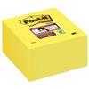 Post-it Super Sticky Note Cube Pad of 350 Sheets 76x76mm - 2028-S