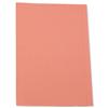 5 Star Square Cut Folder Recycled Pre-punched 250gsm A4 Pink [Pack 100]