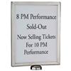 Sign Holder Stainless Steel A4 For Flexibarrier - RS-SIGN-A4PS