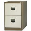 Trexus Filing Cabinet 2 Drawer Brown and Cream - 395009