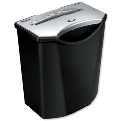 Fellowes P-38 Personal Shredder 6mm Strip Cut 19 Litre DIN2 8 Sheet Ref 3413401