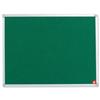 5 Star Noticeboard with Fixings and Aluminium Trim W900xH600mm Green