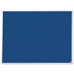 5 Star Noticeboard with Fixings and Aluminium Trim W1800xH1200mm Blue