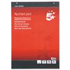 5 Star Meeting Flipchart Pad Perforated 20 Sheets A1 Plain [Pack 5]
