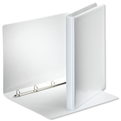 Esselte Presentation Ring Binder Polypropylene 4 O-Ring 15mm A4 White Ref 49700 [Pack 10]