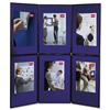Nobo Showboard Display 9kg 6 Panels Each of W600xH900xD20mm Sides Blue and Grey Ref 1900043