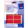 Avery Wallet of Labels 50x25mm Red Ref 16-313 [324 Labels]