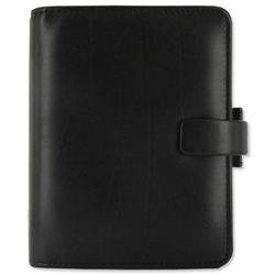 Filofax Metropol Personal Organiser for Paper 81x120mm Pocket Black Ref 026960