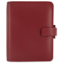 Filofax Metropol Personal Organiser for Paper 81x120mm Pocket Red Ref 026962