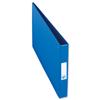 Elba Ring Binder PVC Oblong 4 D-ring 25mm Capacity A3 Blue Ref 100082460 [Pack 2]