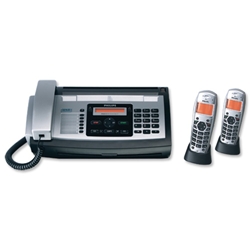 Philips Fax Machine Intercom with 2 Handsets 50 Speed Dials 30-Minute 50pp Memory Ref Ref PPF685E/GBBP2