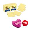 Post-it Super Sticky Z Notes 76x 76mm Canary [Pack 12] - R330-12SSCY