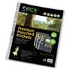 Sseco A4 Biodegradable Punched Pockets Clear - PP80