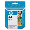 Hewlett Packard (HP) No. 44C Inkjet Cartridge 42ml Cyan Ref 51644CE