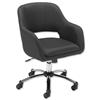 Influx Coppa SoHo Office Chair Seat W430xD490xH450-540mm Black Ref 10796-02A