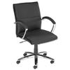 Influx S3 Manager Armchair Leather-look Seat W530xD480xH440-560mm Black Ref 10420-02