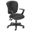 Influx Vitalize Task Office Chair Permanent Contact High Back Seat W500xD450xH430-540mm Black Ref 11192-03Blk