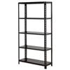 Influx Shelving Unit Boltless Plus Midweight 5 Shelves Load 5x 100kg W1000xD450xH2000mm Black Influx Shelving Unit Boltless Plus Midweight 5 Shelves Load 5x 100kg W1000xD450xH2000mm Black