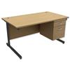 Trexus Contract Desk Rectangular with 2-Drawer Filer - 415114