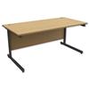 Trexus Contract Desk Rectangular Graphite Legs - 415252